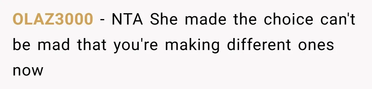 OLAZ3000 − NTA She made the choice can't be mad that you're making different ones now