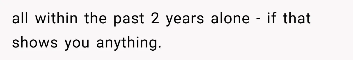 all within the past 2 years alone - if that shows you anything.