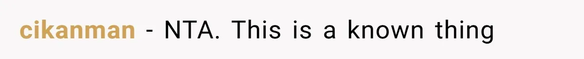 cikanman − NTA. This is a known thing