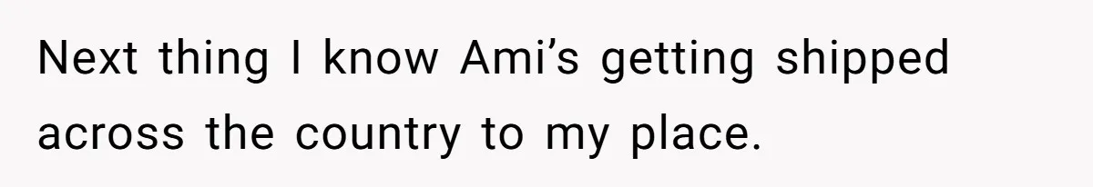 Father Who Haven't Visited In Years Thinks He Has A Right To Medical Updates After Abandoning His Child For A Stepmom Next thing I know Ami’s getting shipped across the country to my place.