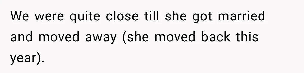 Woman Branded Selfish For Watching Five Children While Her Overwhelmed Cousin Cleaned The House We were quite close till she got married and moved away (she moved back this year).