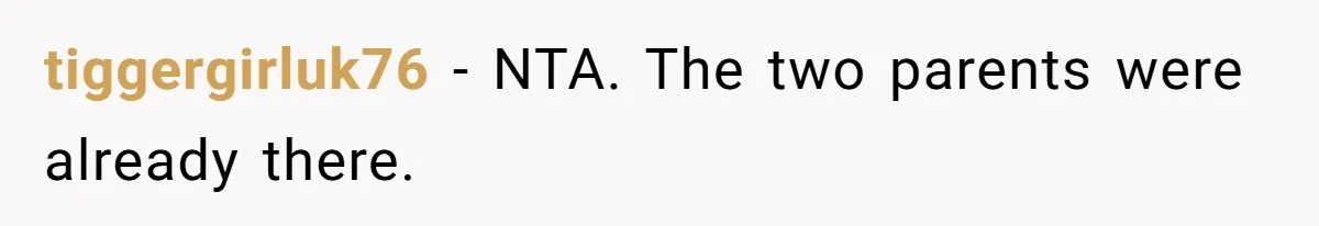 Woman Branded Selfish For Watching Five Children While Her Overwhelmed Cousin Cleaned The House tiggergirluk76 − NTA. The two parents were already there.