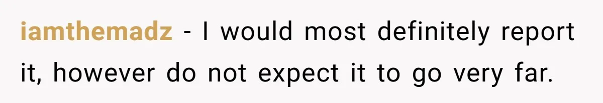 iamthemadz − I would most definitely report it, however do not expect it to go very far.