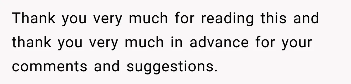 Thank you very much for reading this and thank you very much in advance for your comments and suggestions.