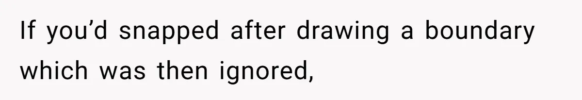 If you’d snapped after drawing a boundary which was then ignored,