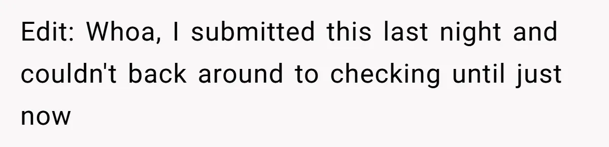 Edit: Whoa, I submitted this last night and couldn't back around to checking until just now