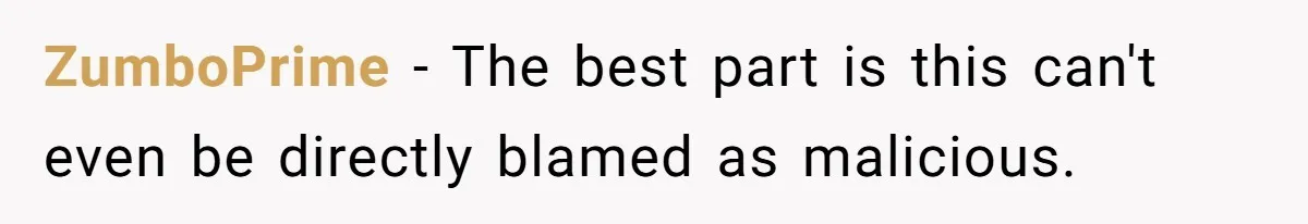 ZumboPrime − The best part is this can't even be directly blamed as malicious.