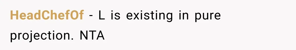 HeadChefOf − L is existing in pure projection. NTA