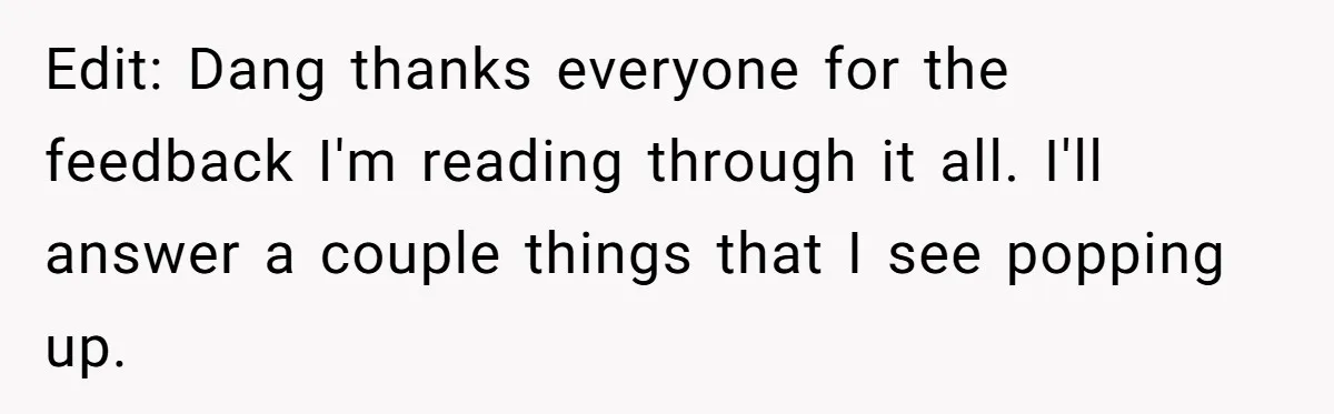 Edit: Dang thanks everyone for the feedback I'm reading through it all. I'll answer a couple things that I see popping up.