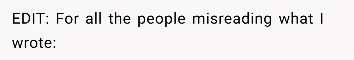 EDIT: For all the people misreading what I wrote: