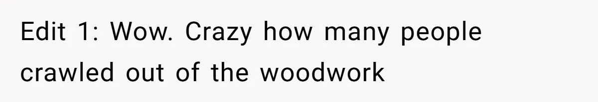 Edit 1: Wow. Crazy how many people crawled out of the woodwork