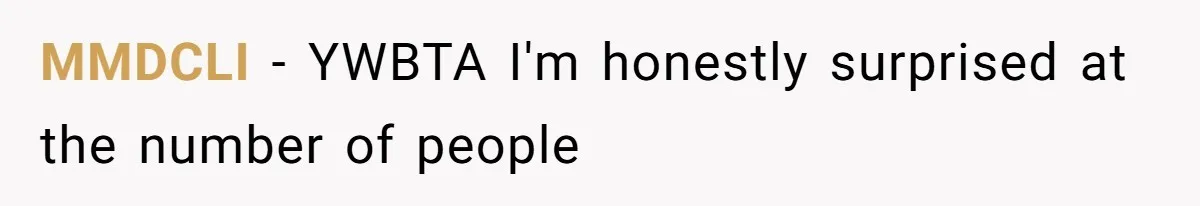 MMDCLI − YWBTA I'm honestly surprised at the number of people