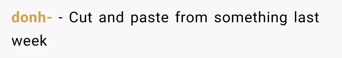 donh- − Cut and paste from something last week