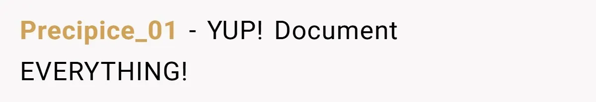 Precipice_01 − YUP! Document EVERYTHING!