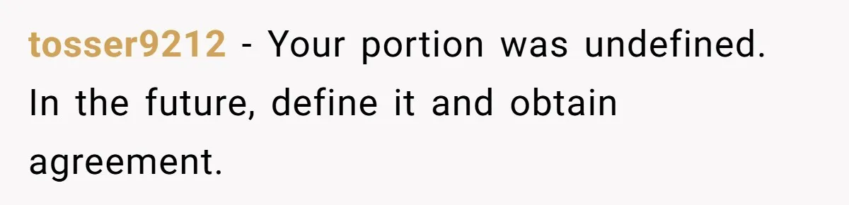 tosser9212 − Your portion was undefined. In the future, define it and obtain agreement.