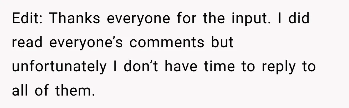 Edit: Thanks everyone for the input. I did read everyone’s comments but unfortunately I don’t have time to reply to all of them.