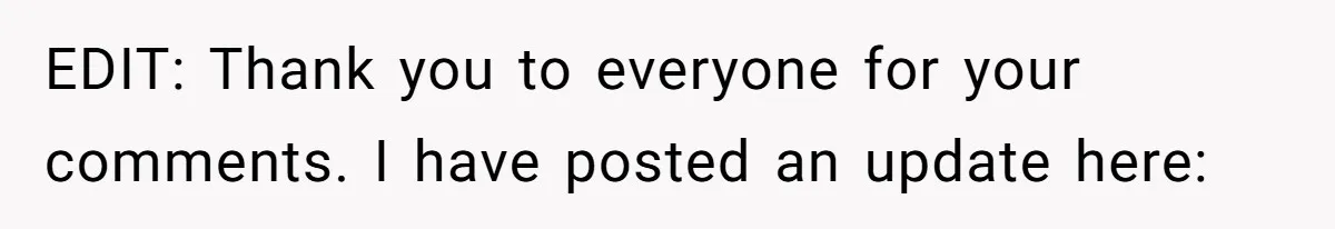 EDIT: Thank you to everyone for your comments. I have posted an update here: