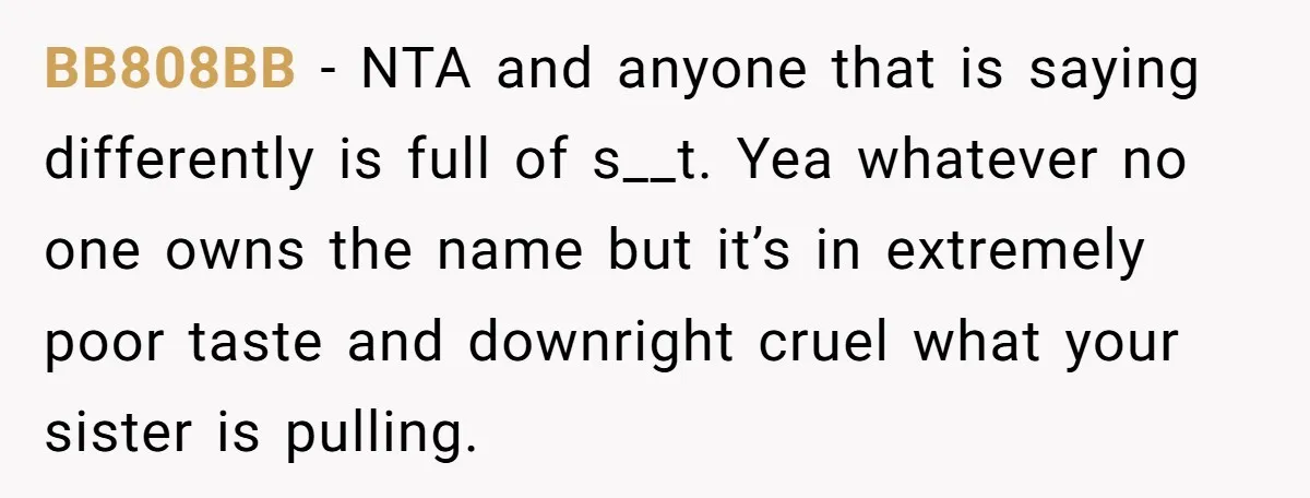 BB808BB − NTA and anyone that is saying differently is full of s__t. Yea whatever no one owns the name but it’s in extremely poor taste and downright cruel what...