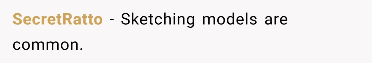 SecretRatto − Sketching models are common.