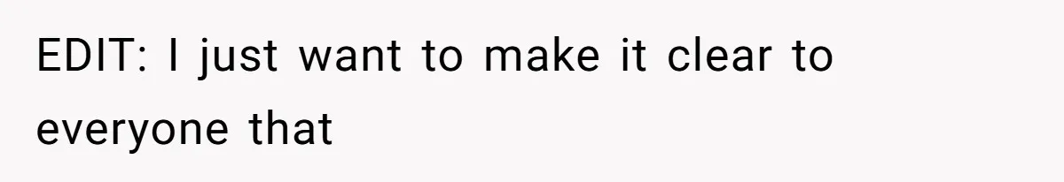 EDIT: I just want to make it clear to everyone that