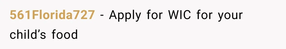 561Florida727 − Apply for WIC for your child’s food