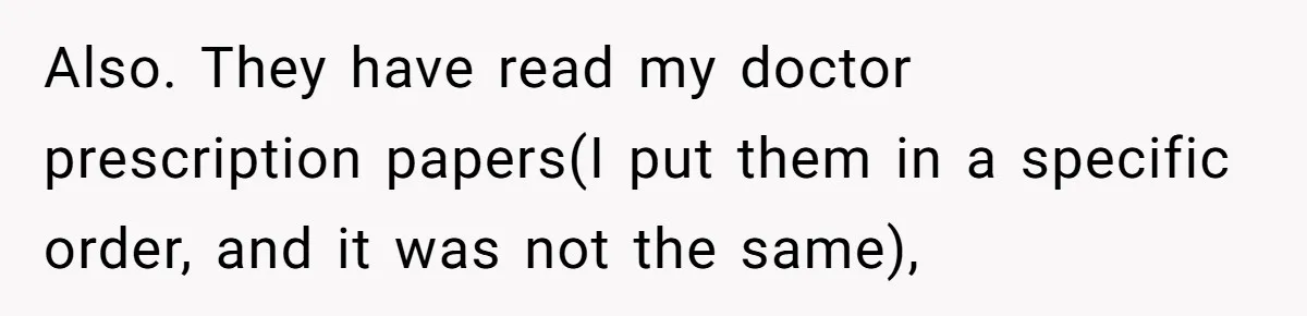 Also. They have read my doctor prescription papers(I put them in a specific order, and it was not the same),