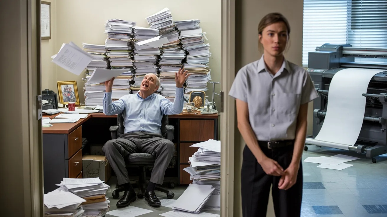 This Man Wanted Every System Log Printed Out. So They Gave Him Exactly That, and Buried His Desk in Paper