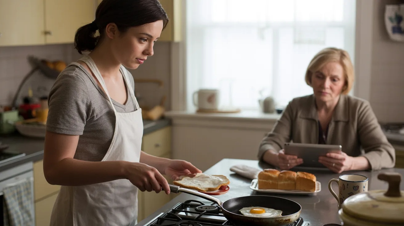 She Just Wanted to Eat an Egg Sandwich… Not Defend It