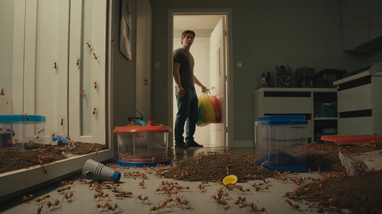 Man Furious After Girlfriend Releases Hundreds Of Fire Ants Into Apartment During Argument