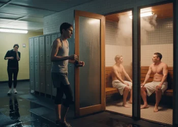 Gym Bro Calls Himself “Alpha” Until One Awkward Steam Room Moment Changes Everything