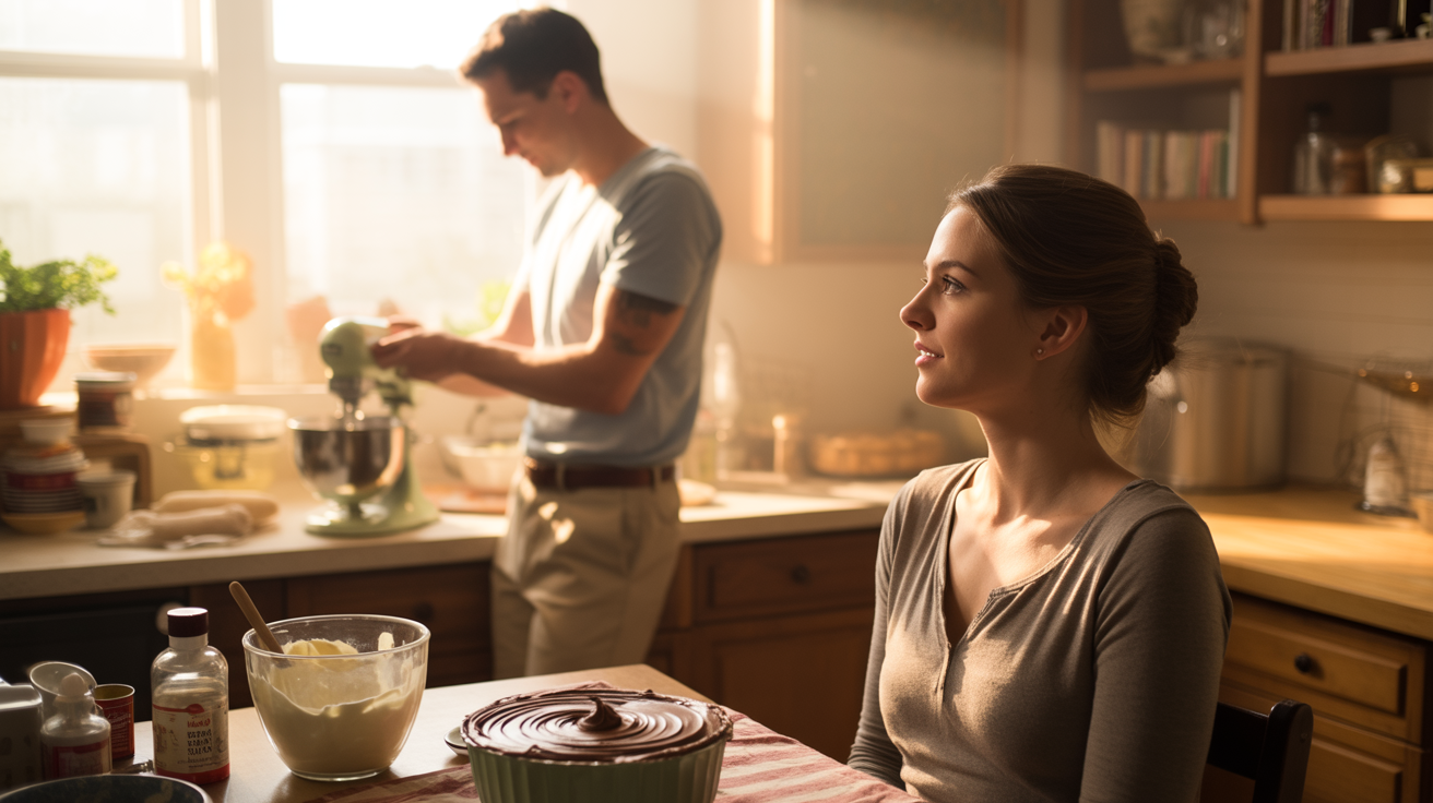 Wife Secretly Hates Yellow Cake With Chocolate Frosting, Let Husband Bake It For Her Nine Years Straight