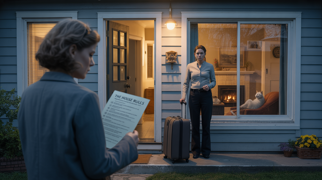 Child Outsmarts Toxic Mother Seeking Shelter By Weaponizing Her Own Abusive Teenage Rules Against Her