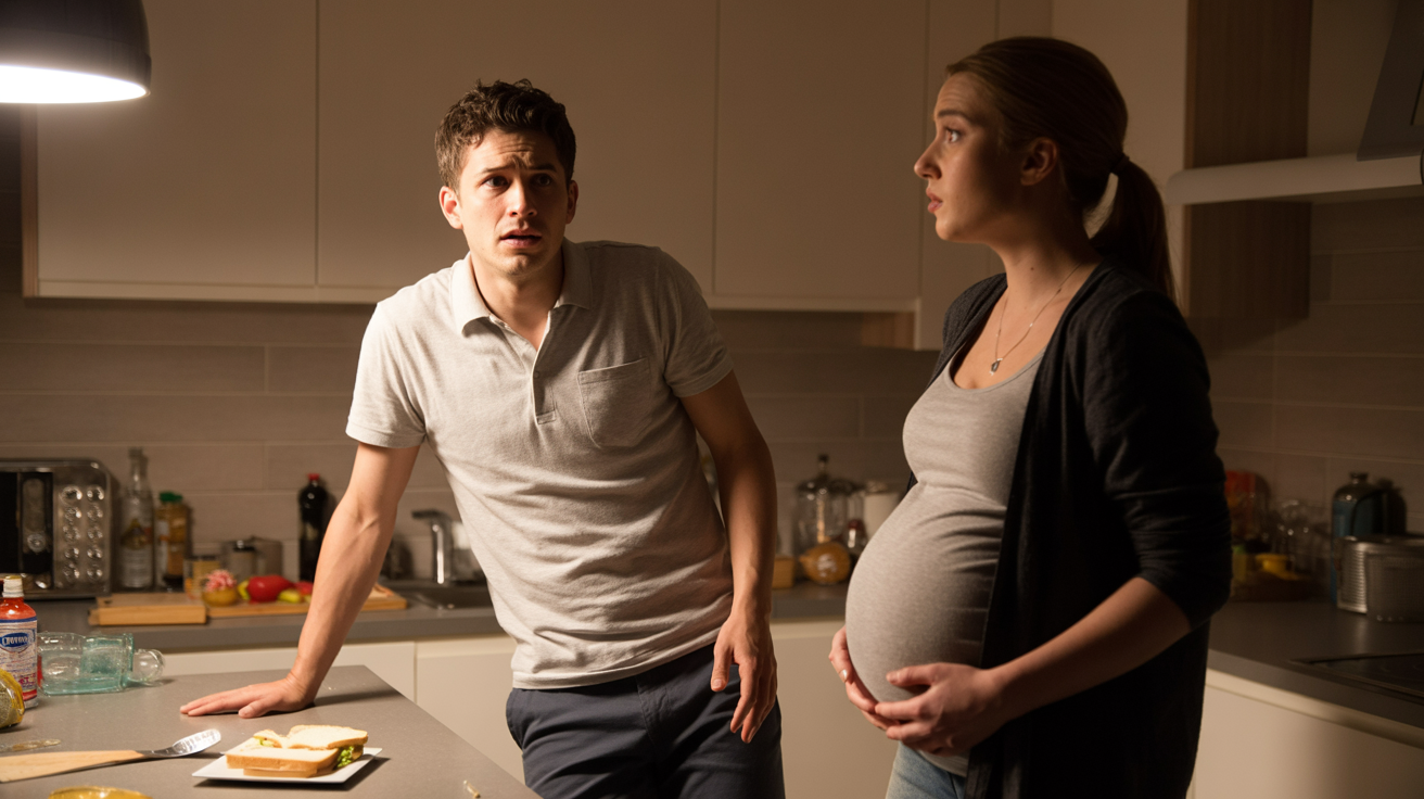 Pregnant Woman Strikes Her Provider In The Kitchen Over A Simple Dropped Sandwich