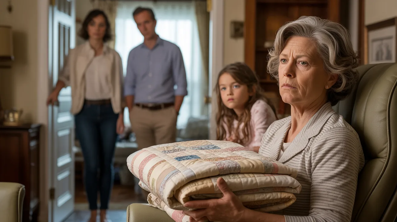 She Refused to Give Her Late Grandchild’s Handmade Blanket to a New Step-Granddaughter, and Her Family Threatened to Cut Off the Kids She Refused to Give Her Late Grandchild’s Handmade Blanket to a New Step-Granddaughter, and Her Family Threatened to Cut Off the Kids