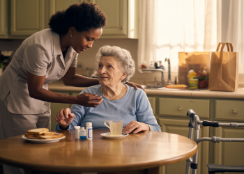 Compassionate Neighbor Devotes Time To Helping Frail Elderly Woman, Until Her Son Says No Due To Her Skin