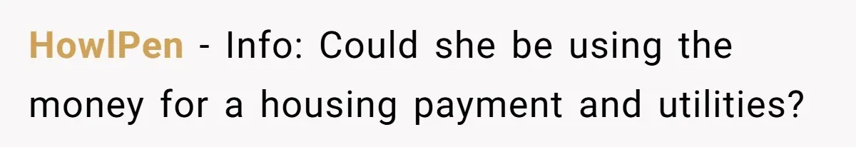 Father Calls Out Ex-Wife For “Using” Child Support And Now Son Is Caught In The Middle HowlPen − Info: Could she be using the money for a housing payment and utilities?