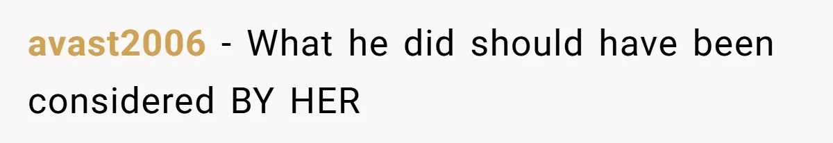 avast2006 − What he did should have been considered BY HER