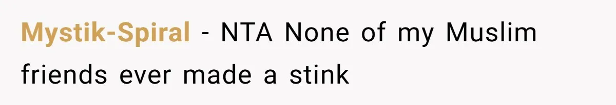 Mystik-Spiral − NTA None of my Muslim friends ever made a stink