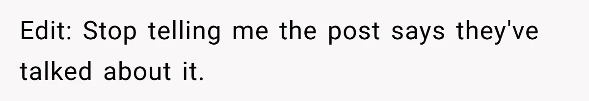 Edit: Stop telling me the post says they've talked about it.
