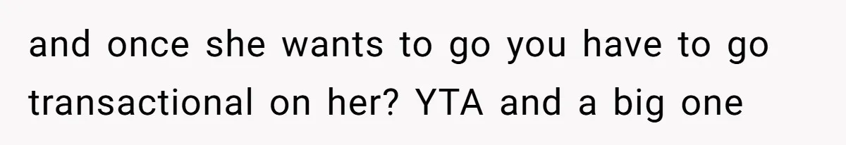 Husband Demands Wife Cancel Her Teaching Trip Abroad, Leaving Him Alone With Three Young Children and once she wants to go you have to go transactional on her? YTA and a big one