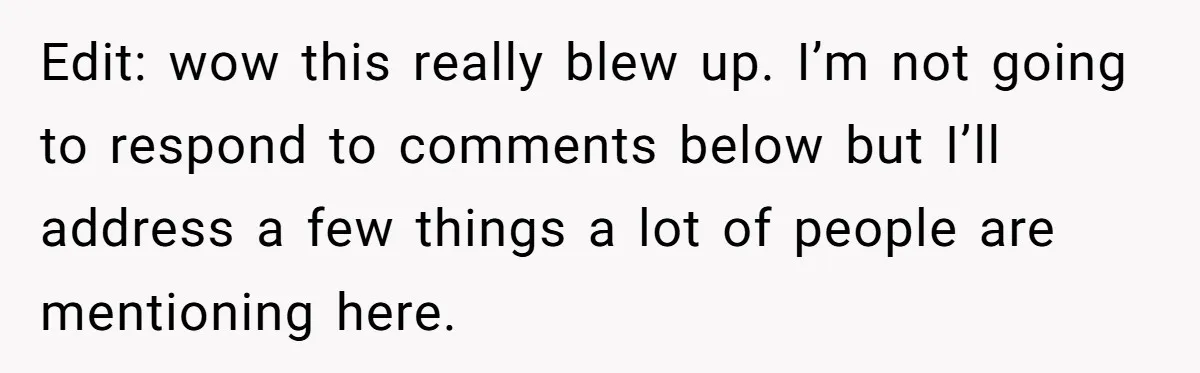 Edit: wow this really blew up. I’m not going to respond to comments below but I’ll address a few things a lot of people are mentioning here.