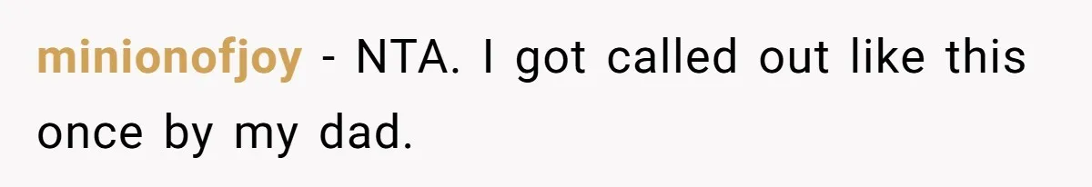 Dad Jokes About How Hard Women Are To Live With, So Daughter Claps Back That He’s Permanently On His Period minionofjoy − NTA. I got called out like this once by my dad.