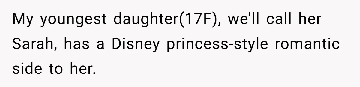 He Called His Daughter’s Boyfriends “Baskin Robbins,” and a Joke Turned Into a Family Argument About Respect My youngest daughter(17F), we'll call her Sarah, has a Disney princess-style romantic side to her.