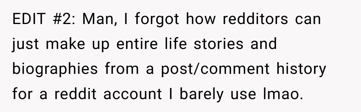 He Called His Daughter’s Boyfriends “Baskin Robbins,” and a Joke Turned Into a Family Argument About Respect EDIT #2: Man, I forgot how redditors can just make up entire life stories and biographies from a post/comment history for a reddit account I barely use lmao.