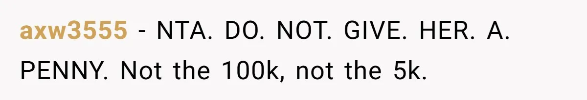 This Man Refused to Pay $100K Toward His Niece’s $300K Student Debt After She Ignored His Scholarship Rules, and the Family Exploded axw3555 − NTA. DO. NOT. GIVE. HER. A. PENNY. Not the 100k, not the 5k.
