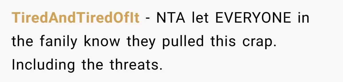 She Refused to Give Her Late Grandchild’s Handmade Blanket to a New Step-Granddaughter, and Her Family Threatened to Cut Off the Kids TiredAndTiredOfIt − NTA let EVERYONE in the fanily know they pulled this crap. Including the threats.