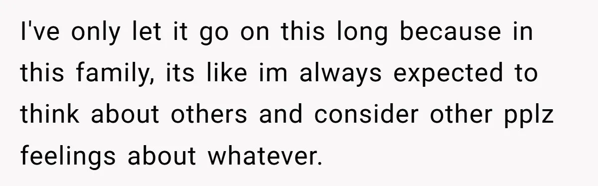He Removed His Nintendo Account From the Family Switch After His Little Brother Took Over His Profile, and the Family Drama Exploded I've only let it go on this long because in this family, its like im always expected to think about others and consider other pplz feelings about whatever.