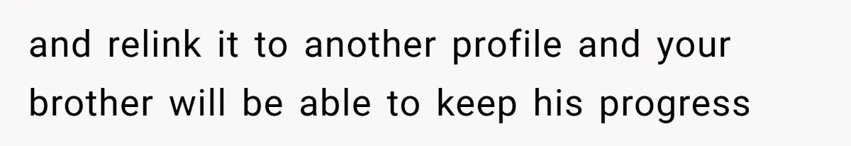 He Removed His Nintendo Account From the Family Switch After His Little Brother Took Over His Profile, and the Family Drama Exploded and relink it to another profile and your brother will be able to keep his progress