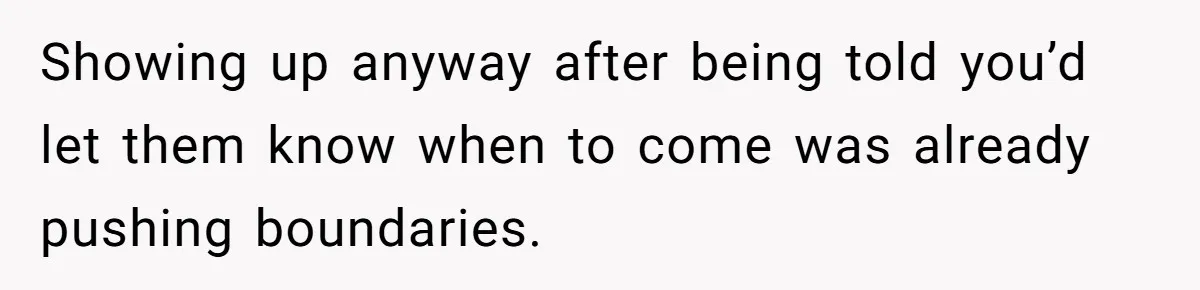 He Told His MIL She Couldn’t Visit the Day Their Baby Was Born, and Now the Family Is Furious Showing up anyway after being told you’d let them know when to come was already pushing boundaries.