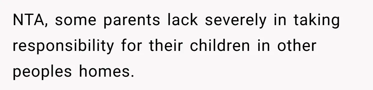 She Asked Overnight Guests to Put Their Kids in Pull-Ups, and the Parents Took Offense NTA, some parents lack severely in taking responsibility for their children in other peoples homes.